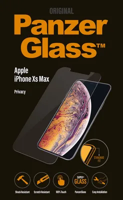 Produktbild von PanzerGlass Privacy Displayschutzfolie kompatibel mit iPhone 11 Pro Max / iPhone Xs Max