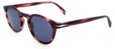 Zdjęcie produktu dla Okulary przeciwsłoneczne męskie David Beckham DB 1036/S, kolor czerwony havana, rozmiar 49/23/145