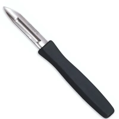 Küchenmesser, rostfreier Stahl, PP-Griff, 60 mm Klinge, schwarz