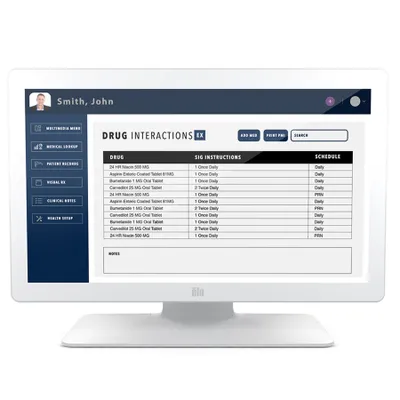 Produktbild von Elo Touch Solutions 2203LM, Interaktiver Flachbildschirm, 54,6 cm (21.5"), LCD, 1920 x 1080 Pixel