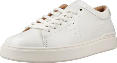 Produktbild von CLARKS Sneaker Craft Swift White Leather mit angesagtem Retro-Look 1255 White Leather 45