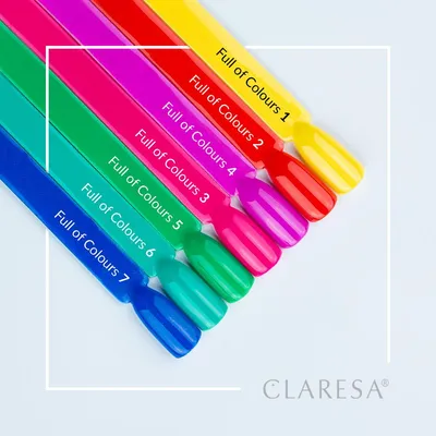 Zdjęcie produktu dla CLARESA Lakier hybrydowy Full of colours 4 -5g