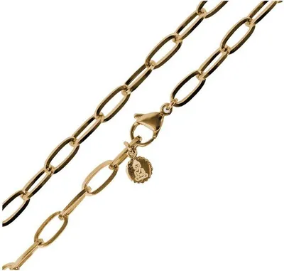 Produktbild von Halskette 45cm - Edelstahl gold - Glückskette