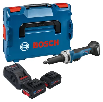 Immagine prodotto di Bosch GGS 18V-23 PLC Smerigliatrice diritta professionale a batteria 18 V senza spazzole + 2x batteria ProCore 8,0 Ah + caricabatterie + L-Boxx