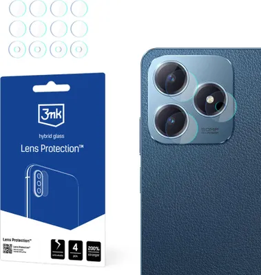 Produktbild von 3mk Hybridglas Lens Protection für Realme C63 Kamera Objektiv Kameralinse 0,16mm 6H (4 Stück)