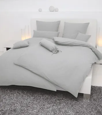 Immagine prodotto di Janine maco-soft seersucker biancheria da letto 240x220+2x80x80 3 pezzi PIANO 125-28-633 platino