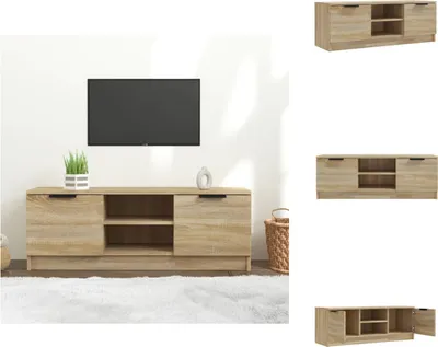 Produktbild von vidaXL TV-Schrank Sonoma-Eiche 102x35x36,5 cm Holzwerkstoff -  TV-Möbel