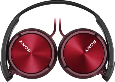 Produktbild von Sony MDR-ZX310, Kabelgebunden, 10 - 24000 Hz, Musik, 125 g, Kopfhörer, Rot