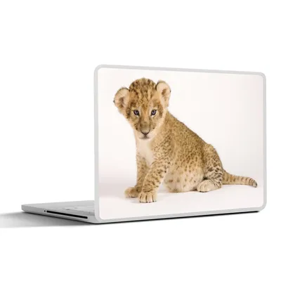 Produktbild von MuchoWow® Laptop Aufkleber Sticker Cover Porträt - Tiger - Weiß 30x21 cm - Sticker für Laptop - Selbstklebend