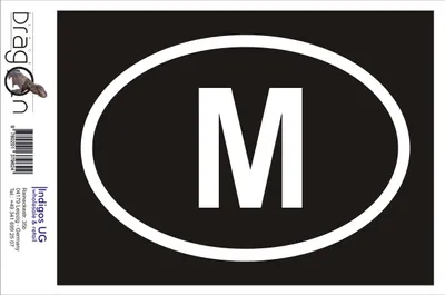 Produktbild von Aufkleber / Autoaufkleber - JDM / Die cut / Auto / OEM - Malta m - 160x110mm gold - Heckscheibe / Heckscheibenaufkleber