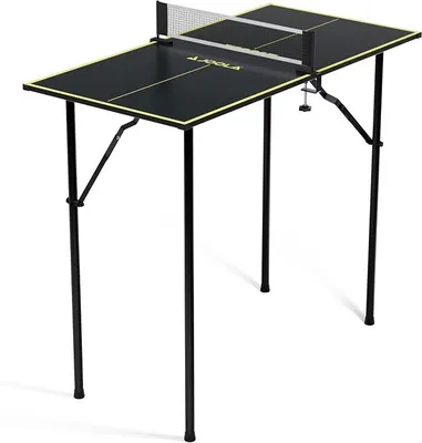 Produktbild von Tischtennisplatte Mini, Indoor Tischtennistisch, Freizeittisch Inklusive Tischtennisnetz