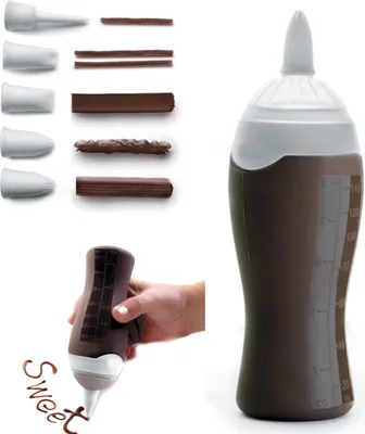 Produktbild von Dekorierflasche mit 6 Spritztüllen