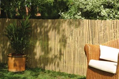 Produktbild von DE-COmmerce Sichtschutz CALAMA 200x500 (HxB) Bambus, Zaun, Bambuszaun, Balkon, Gartenzaun, Garten Terrasse