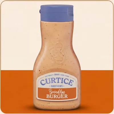 Immagine prodotto di Salsa per hamburger Brooklyn dei fratelli Curtice gusto autentico 420ml