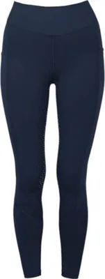 Produktbild von Equestrian Stockholm Reitleggings Damen Knee-Grip Movement Leggings Navy M
