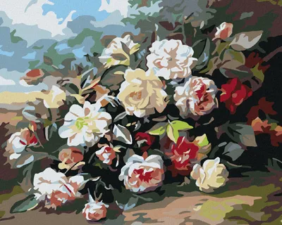 Produktbild von Zuty - Malen nach Zahlen - WILDE ROSEN, 40x50 cm, ohne Keilrahmen