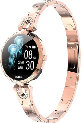 Produktbild von Smartwatch für Damen, für Android/iOS-Telefon, Fitness-Tracker, Herzfrequenz, Blutdruck, wasserdicht, Aktivitätstracker, Schrittzähler, Kalorienzähler, Schlafmonitor, Gesundheitsübung, , modische Smartwatch