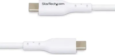 Obrázek produktu pro StarTech.com USB2CC1MNCWHE, 1 m, USB C, USB C, USB 2.0, 0,48 Gbit/s, Bílá