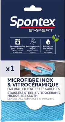 Produktbild von Vitrokeramik-Mikrofaser / Spontex Edelstahl