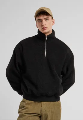 Produktbild von Urban Classics Herren-Kapuzenpulli ohne Kapuze Qism schwarz XL