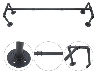 Produktbild von Kleiderständer, Industrie-Stil, Schwerlast, schwarz