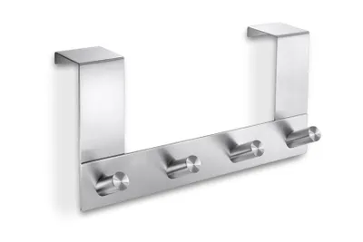 Produktbild von Edelstahl Türhakenleiste 41 mm Garderobenhaken Türhaken Türgarderobe ZACK 20754