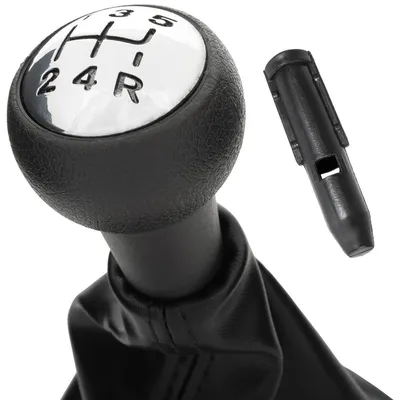Productafbeelding van Versnellingspookknop, versnellingspookomhulsel + adapterbus, 5 versnellingen, voor Citroën C3, C4, C5, Xsara