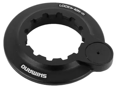 Image de SHIMANO Lockring vis de fixation avec disque en U noir, avec M