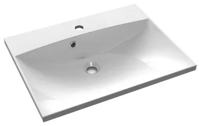 Immagine prodotto di Sapho Maria - Lavabo 600x460 mm, con sfioratore, foro per rubinetto, bianco MA060