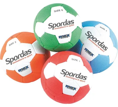 Produktbild von Megaform Handball Spordas Größe 1 rot weiß Trainingsball Grip