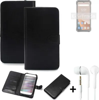 Produktbild von K-S-Trade Wallet Case Handyhülle kompatibel mit Blackview BL8800 5G Schutzhülle Flip cover Flipstyle Tasche Hülle Flipcover Slim Bumper schwarz +