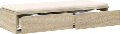 Zdjęcie produktu dla Szuflady do łóżka z szufladą Dąb Sonoma 75 x 36,5 x 16,5 cm