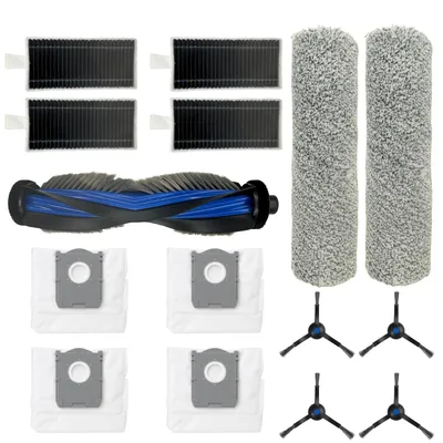 Produktbild von Zubehörset für Ecovacs Deebot X8 Omni/X8 Pro Omni – Filter/Beutel/Bürste/Abstreifrolle Phonillico®