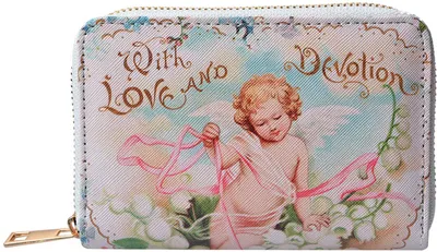 Immagine prodotto di Juleeze JZPU0002-02 Portafoglio blu bianco 10x15 cm