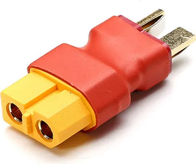 Produktbild von No Wire Deans T Stecker auf XT60 Buchse Adapterstecker RC Lipo Batteriestecker