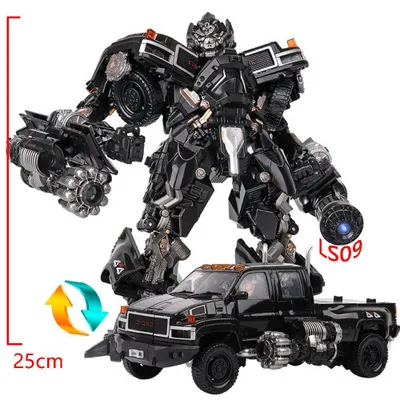 Obrázek produktu pro Akční transformační figurka - Ironhide 25 cm + LED a doplňky. Kov ABS