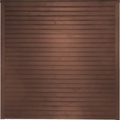Produktbild von Zaun Hauptelement Konsta Diamond 180 x 180 cm braun