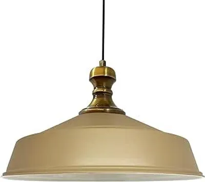 Produktbild von Beige Asletl-Knob Industrie Pendelleuchte, 41 cm Moderne Metall Lampe