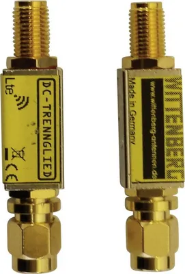 Produktbild von Wittenberg Antennen Antenna adapter RP-SMA socket, RP-SMA plug DC