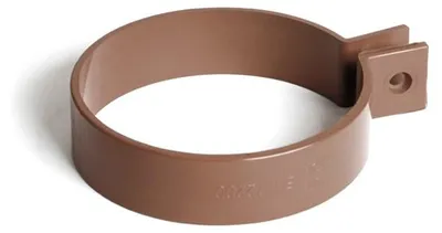 Obrázok produktu pre BRYZA Plastová objímka na zvodové potrubie Ø 90 mm, hnedá RAL 8017