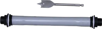 Produktbild von Garantia Regentonnen Verbindung Set mit Bohrer, 19mm (3/4), Schlauch 25cm 504018