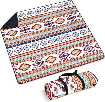 Produktbild von Picknickdecke 200x200 cm, wasserdicht und sandfrei, Campingdecke, für Outdoor
