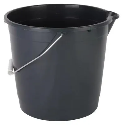 Produktbild von Talentools Haushalts - /Reinigungseimer mit Ausguss - 10 Liter - schwarz