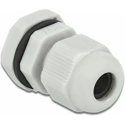 Produktbild von DeLOCK Kabelverschraubung PG7 10 Stück grau, Grau, Kunststoff, 10 Stück(e), PG7, 6,5 mm, IP68