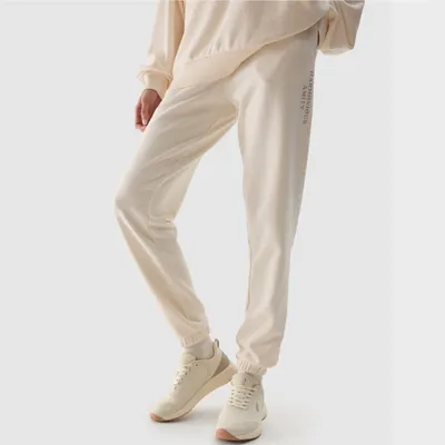 Produktbild von Ungefütterte French Terry Hose Regular Schnitt mit Gummizug Beinabschluss und Seitentaschen