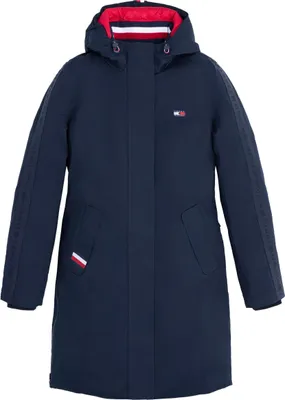Image de Tommy Hilfiger Equestrian Long Parka Manteau d'équitation pour femme Oregon desert sky, taille:M
