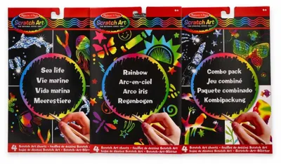 Produktbild von Melissa & Doug Kreatives Kratzbilder-Set für Kinder