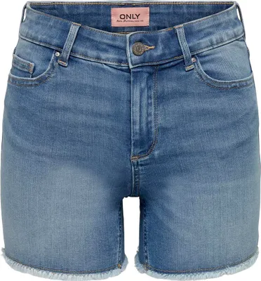 Produktbild von ONLY Shorts kurze Denim Jeans Shorts Knopf und Reißverschluss Größe: XS
