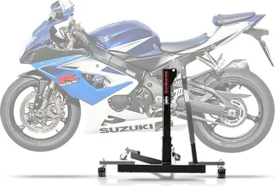 Zdjęcie produktu dla Stojak centralny CS Power Evo do Suzuki GSX-R 1000 05-08 szary