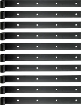 Image de Ruban adhésif Alberts 862657, droit, extrémités droites, noir, rouleau Ø 14 mm, dimensions 400 x 35 mm, lot de 10